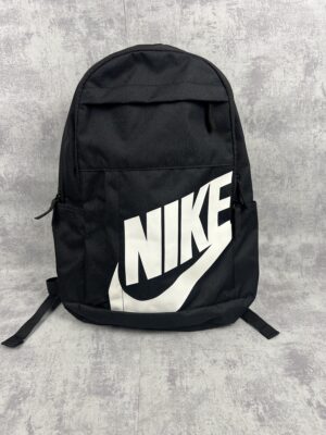 Nike Elemental Czarny Plecak z Białym Logo Futura