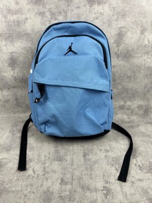 Jordan Nike Jasnoniebieski Pojemny Plecak Z Wieloma Kieszeniami